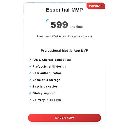 Essentiële MVP